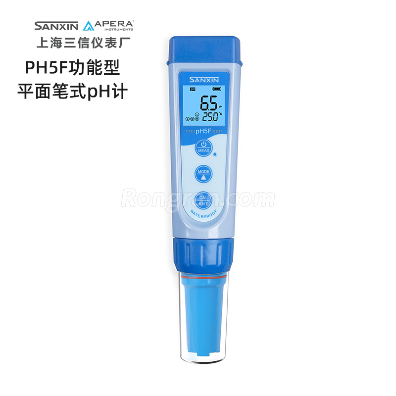 上海三信PH5F功能型平面笔式pH计