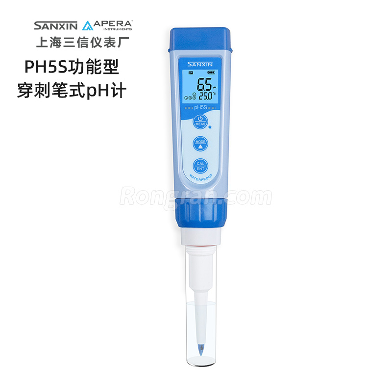 上海三信PH5S功能型穿刺笔式pH计